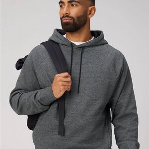Fabletics Men's Dark Charcoal Heather Pullover Hoodie